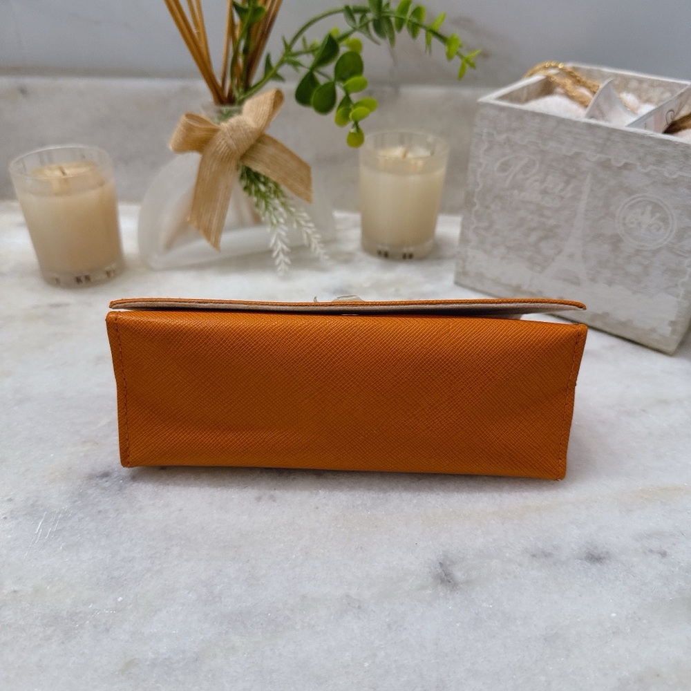 Tory Burch Orange Sunglasses Cases: - Picture 3 of 7